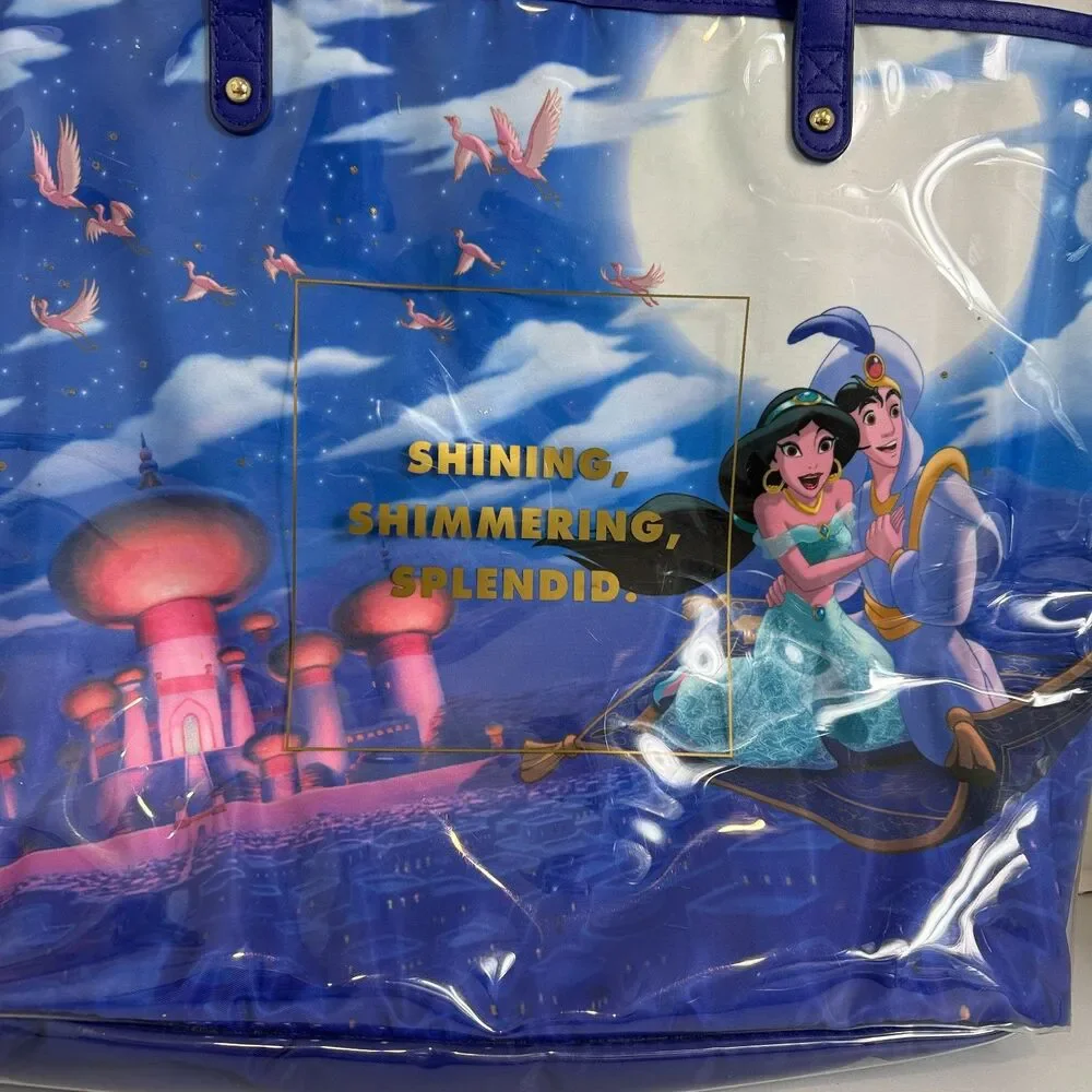 Disney Store Aladdin Beach Pool Tote Bag Shining Shimmering Splendid